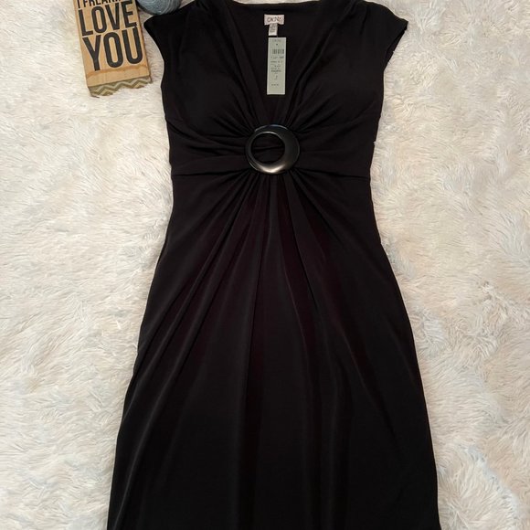 🎉HP🎉 Cache Black Knee Length Cocktail Dress - Picture 5 of 9